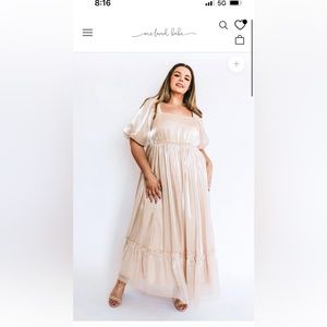 One loved babe “a different life” dress in champagne!